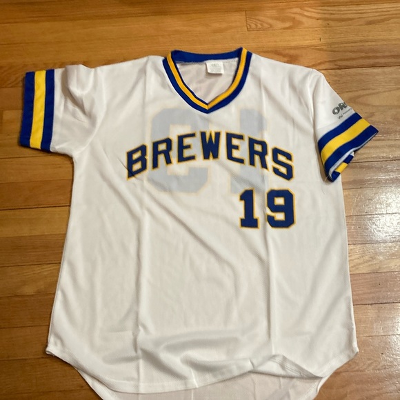 Milwaukee Brewers size medium Robin Yount jersey polyester - Picture 1 of 5